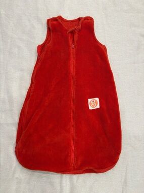 Cozy Red Baby Sleep Sack - Kids Pajamas